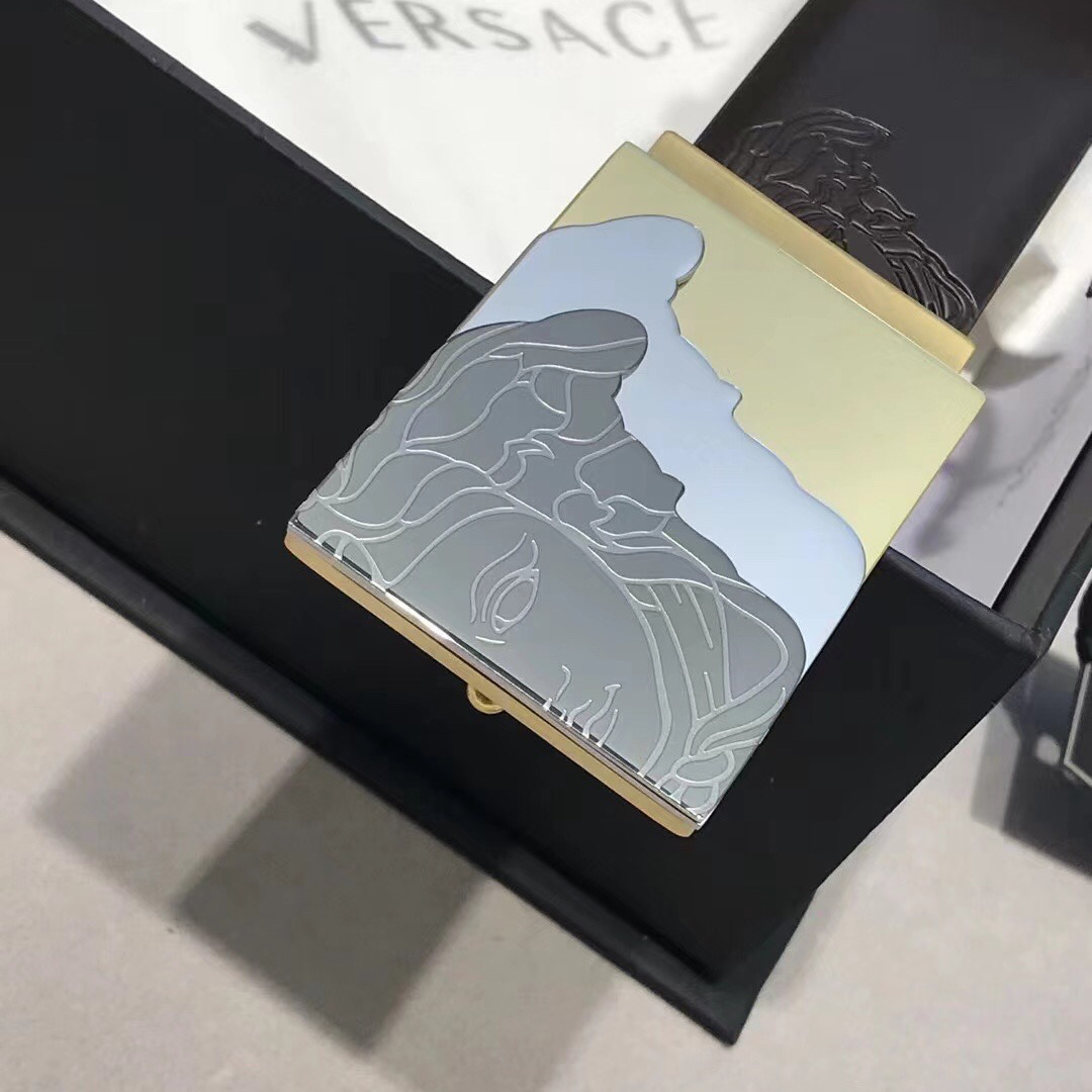 Versace Leather Belt   35mm - PerfectKickZ