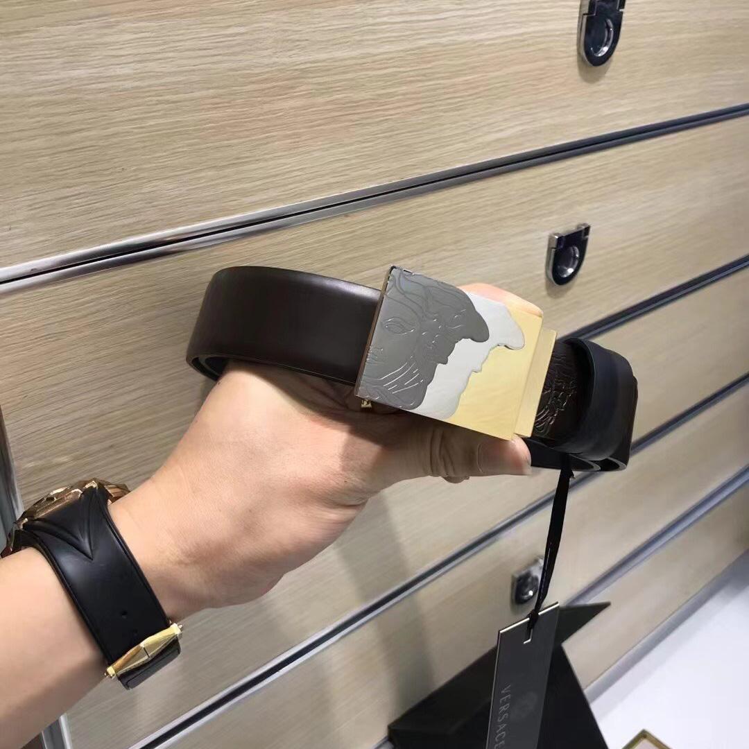 Versace Leather Belt   35mm - PerfectKickZ