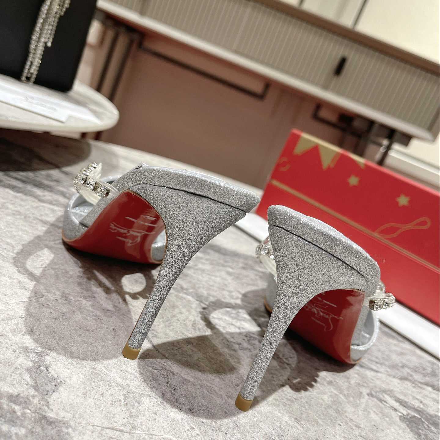 Christian Louboutin Planet Queen 70mm Mules Pumps  - PerfectKickZ