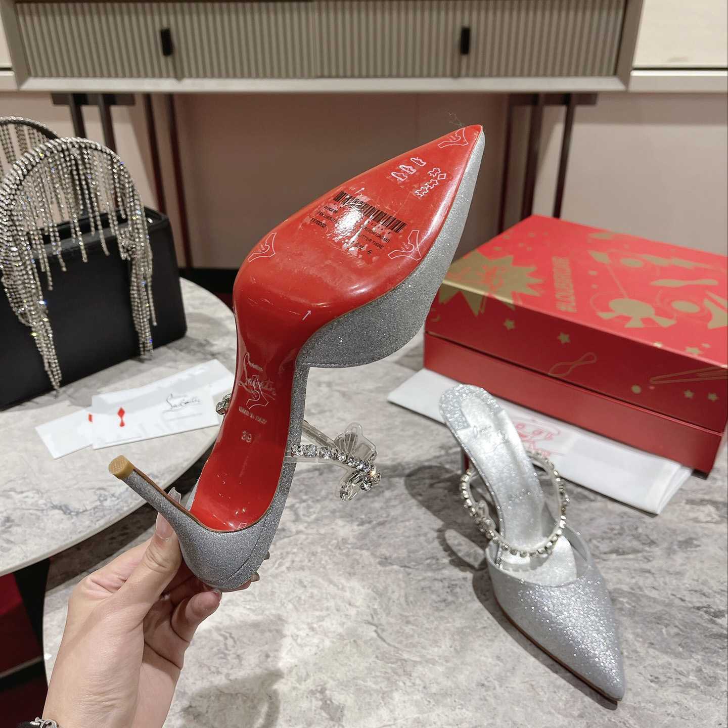 Christian Louboutin Planet Queen 70mm Mules Pumps  - PerfectKickZ