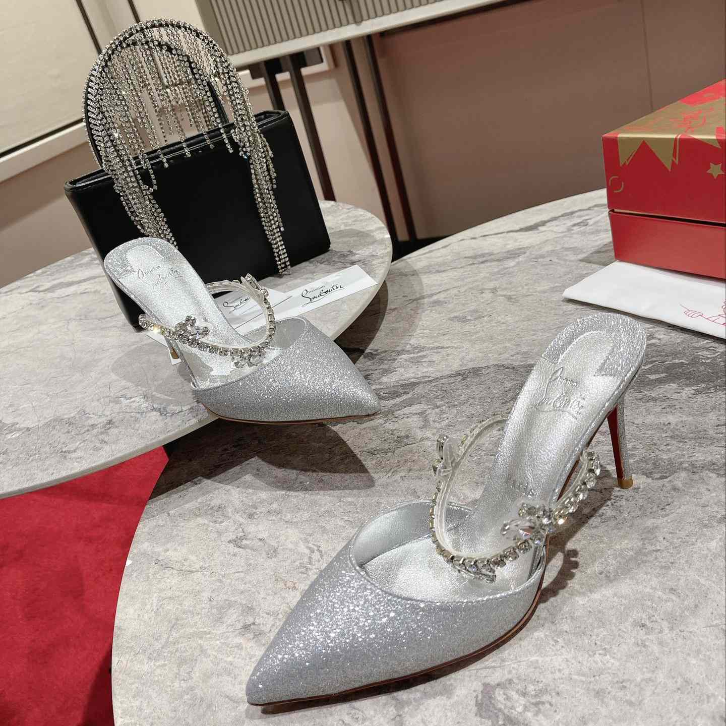 Christian Louboutin Planet Queen 70mm Mules Pumps  - PerfectKickZ