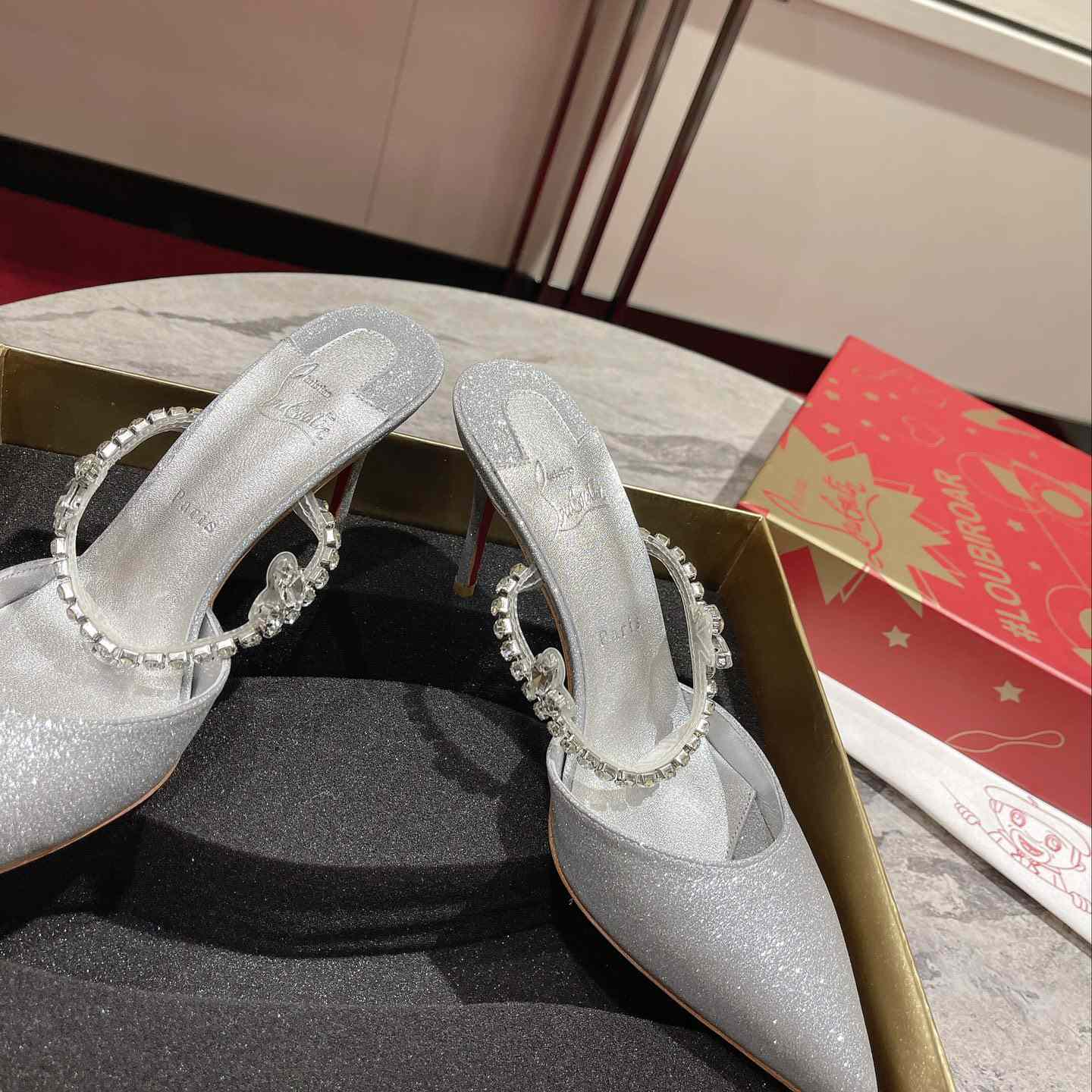 Christian Louboutin Planet Queen 70mm Mules Pumps  - PerfectKickZ