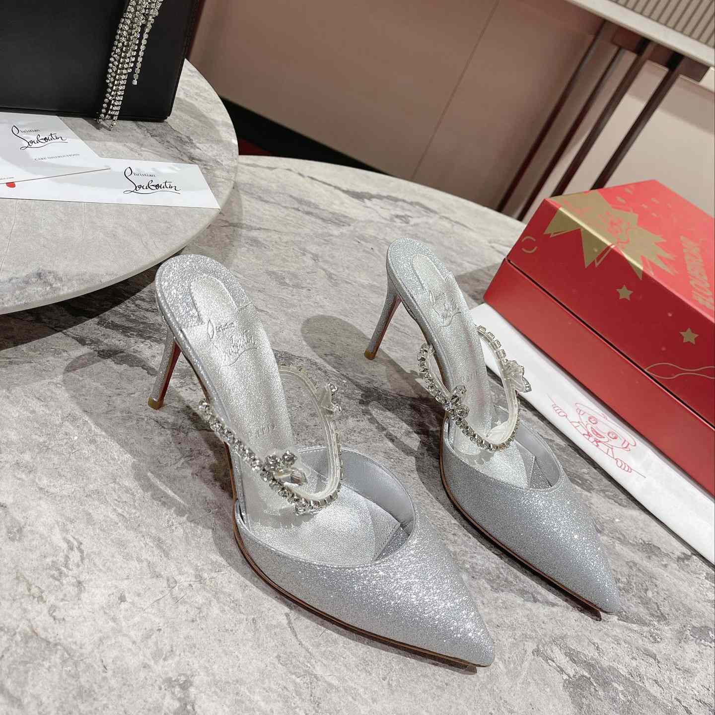 Christian Louboutin Planet Queen 70mm Mules Pumps  - PerfectKickZ