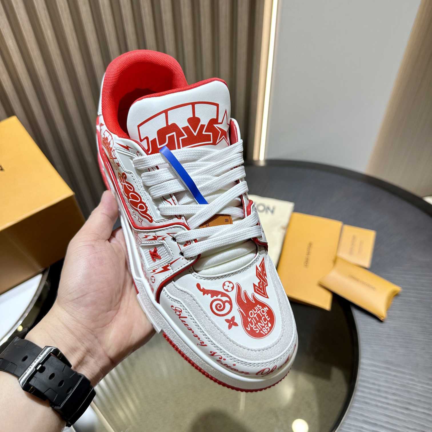 Louis Vuitton LV Trainer Sneaker    1ACELL - PerfectKickZ