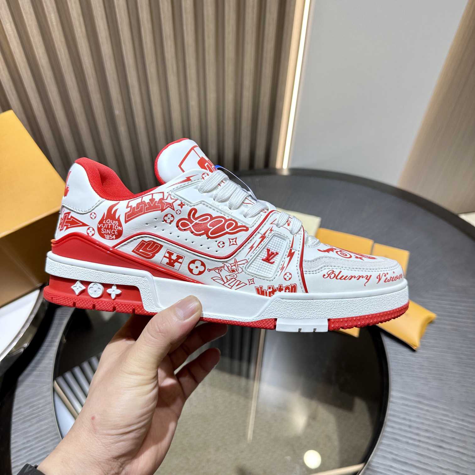 Louis Vuitton LV Trainer Sneaker    1ACELL - PerfectKickZ