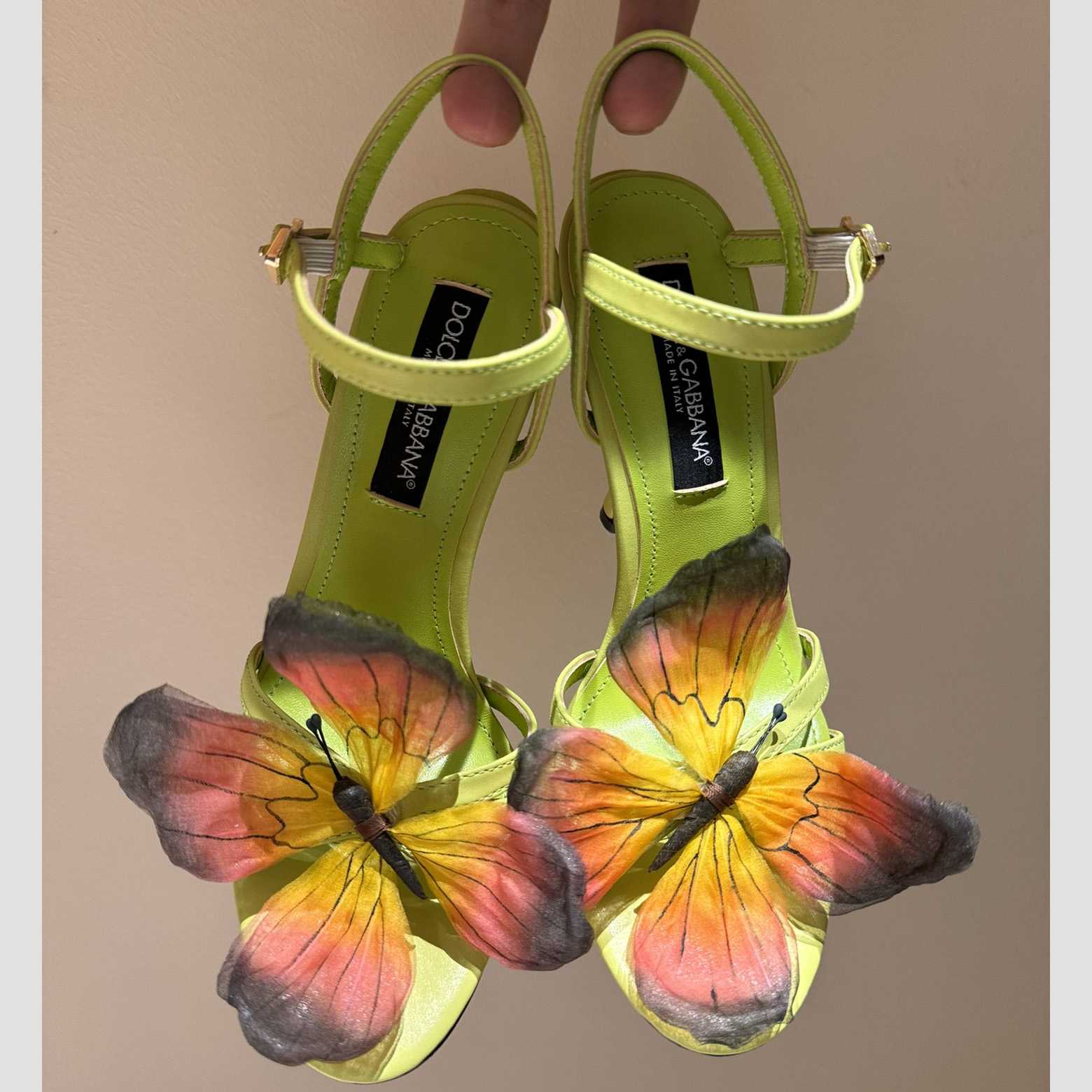 Dolce & Gabbana Butterfly Appliqué Sandals - PerfectKickZ