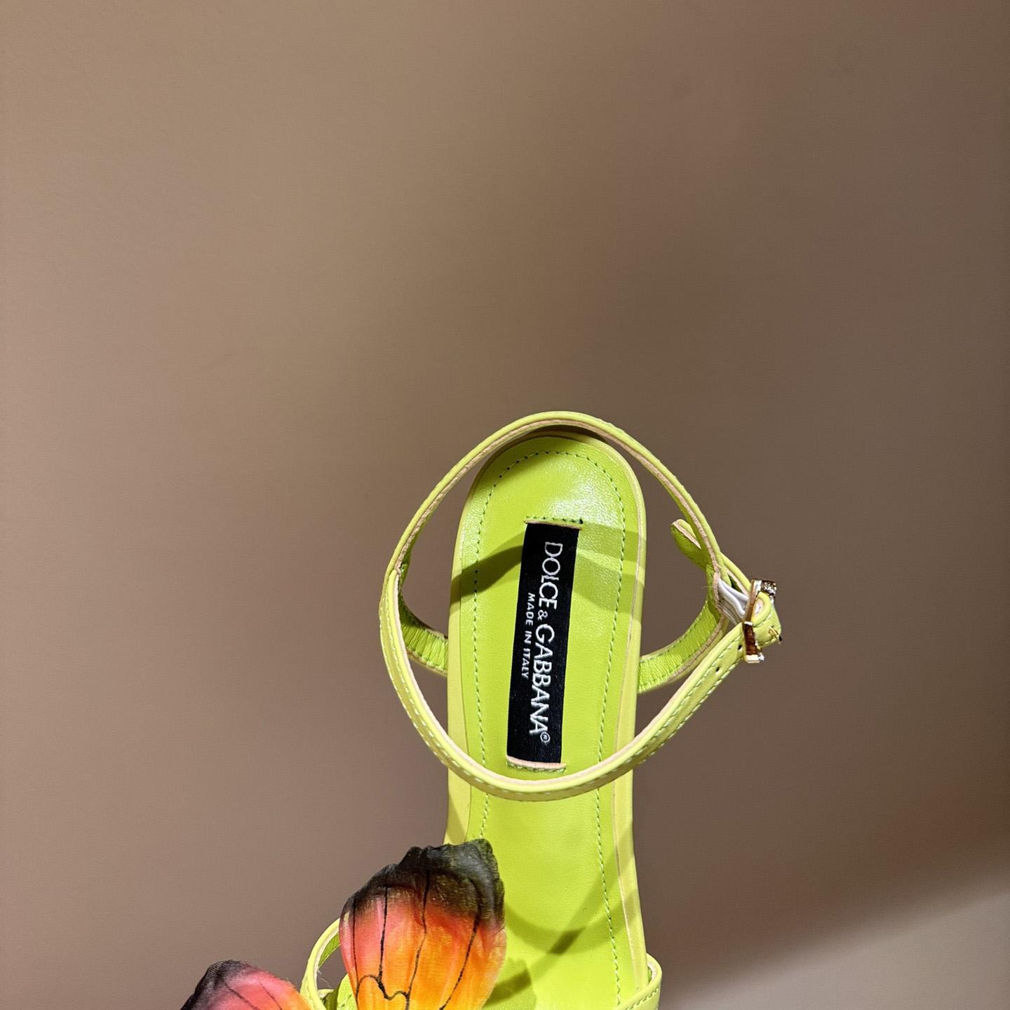 Dolce & Gabbana Butterfly Appliqué Sandals - PerfectKickZ