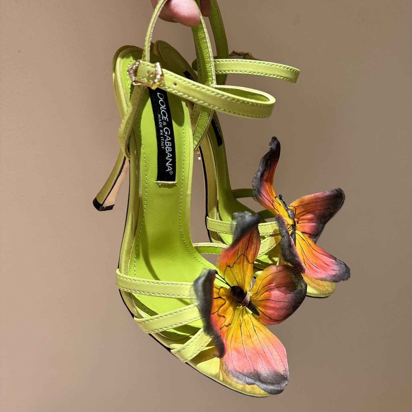 Dolce & Gabbana Butterfly Appliqué Sandals - PerfectKickZ