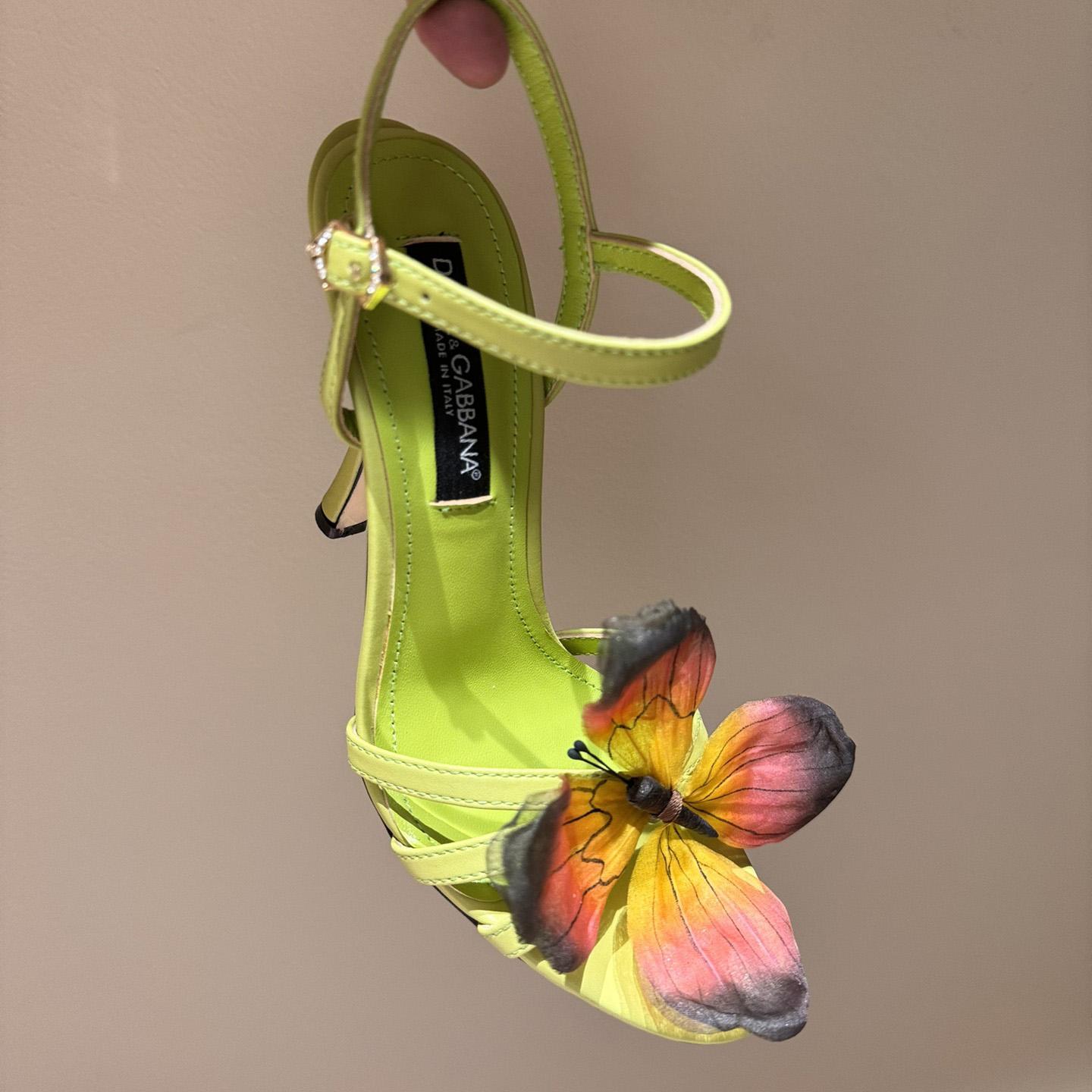 Dolce & Gabbana Butterfly Appliqué Sandals - PerfectKickZ