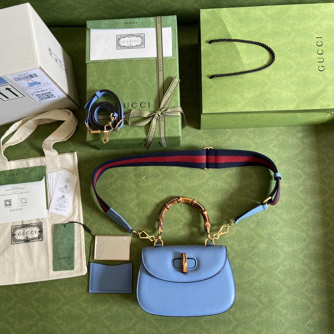 Gucci Bamboo 1947 Small Top Handle Bag   - PerfectKickZ