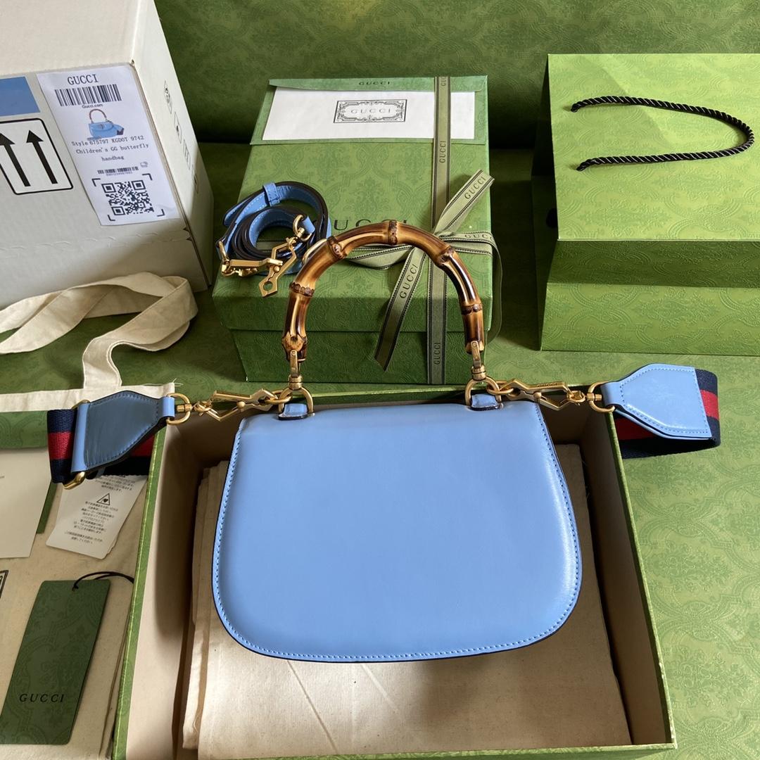 Gucci Bamboo 1947 Small Top Handle Bag   - PerfectKickZ