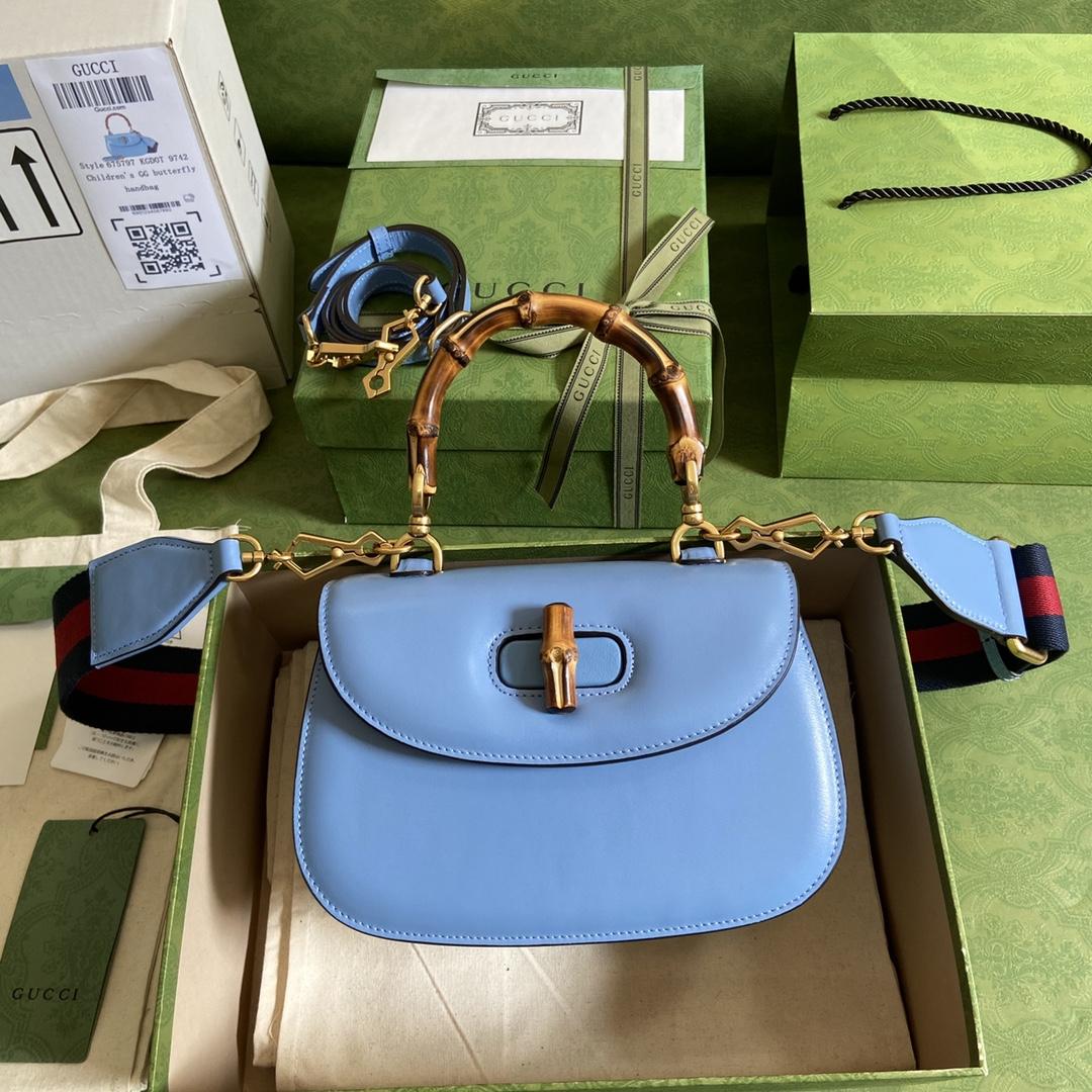 Gucci Bamboo 1947 Small Top Handle Bag   - PerfectKickZ