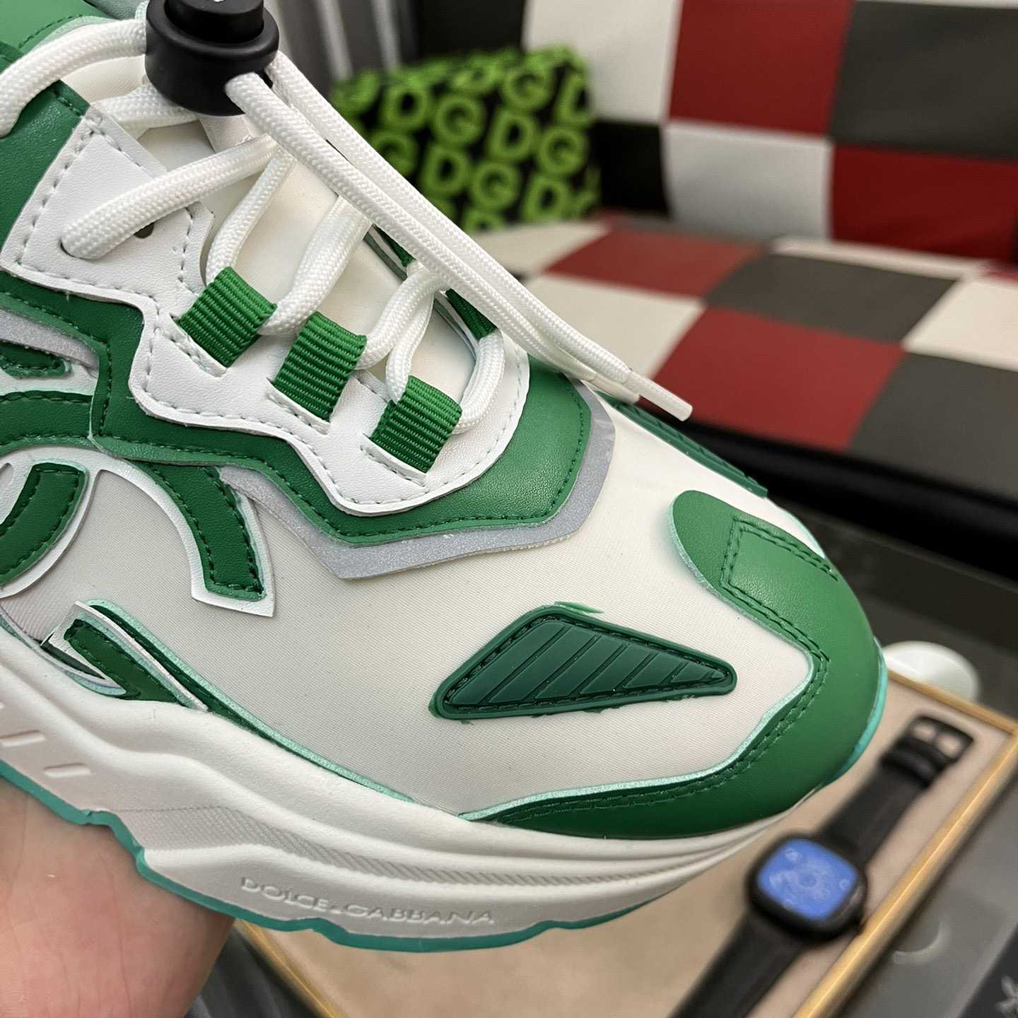 Dolce & Gabbana Mixed-materials Daymaster Sneakers - PerfectKickZ