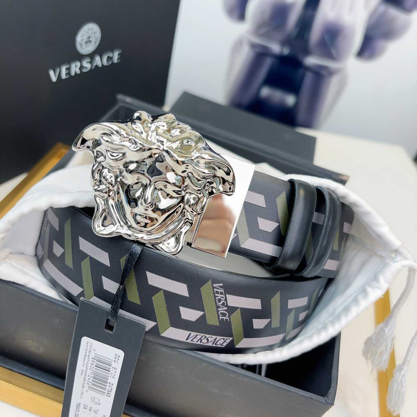 Versace Reversible Leather Belt    40mm - PerfectKickZ