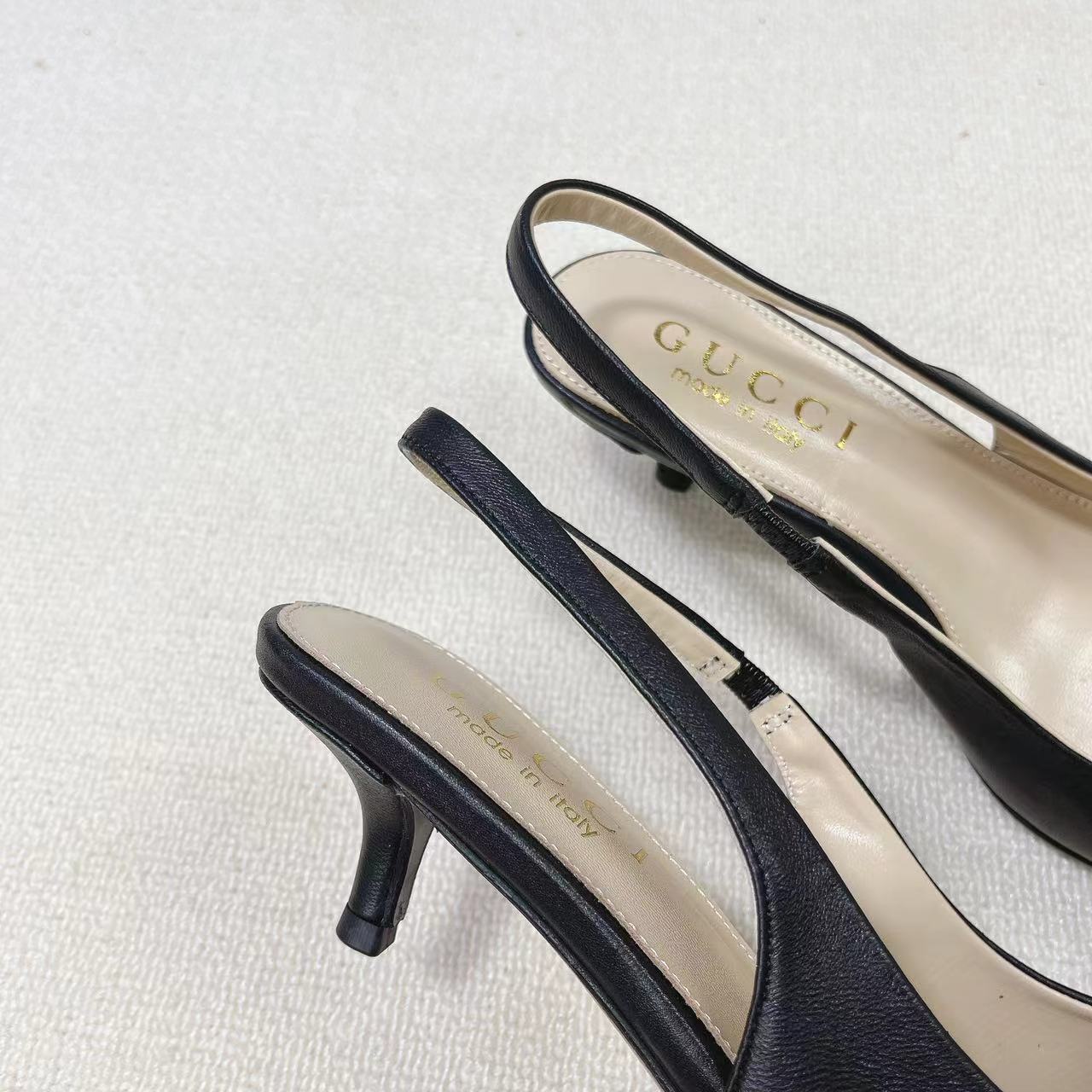 Gucci Women's Horsebit Slingback Pump - PerfectKickZ