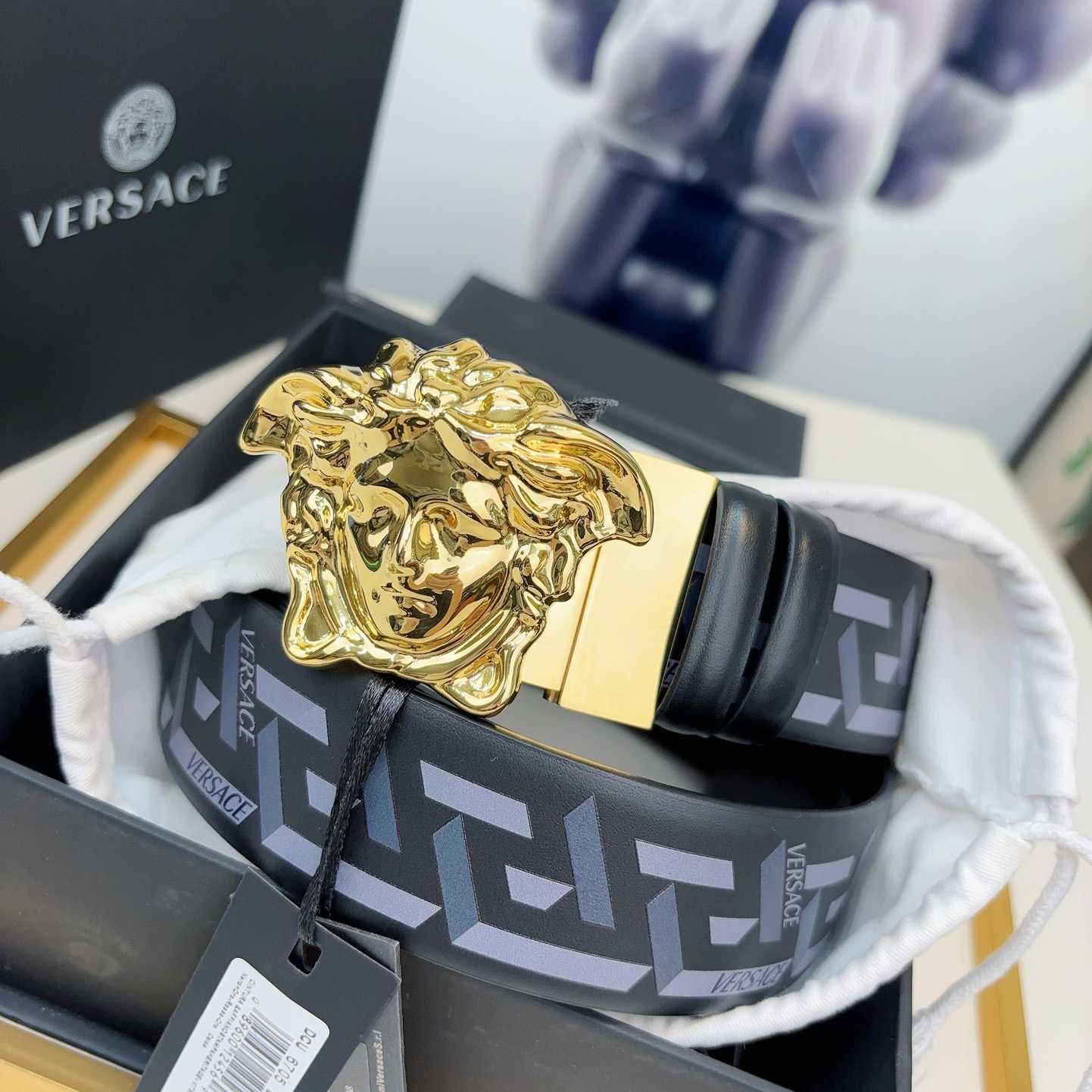 Versace Reversible Leather Belt    40mm - PerfectKickZ