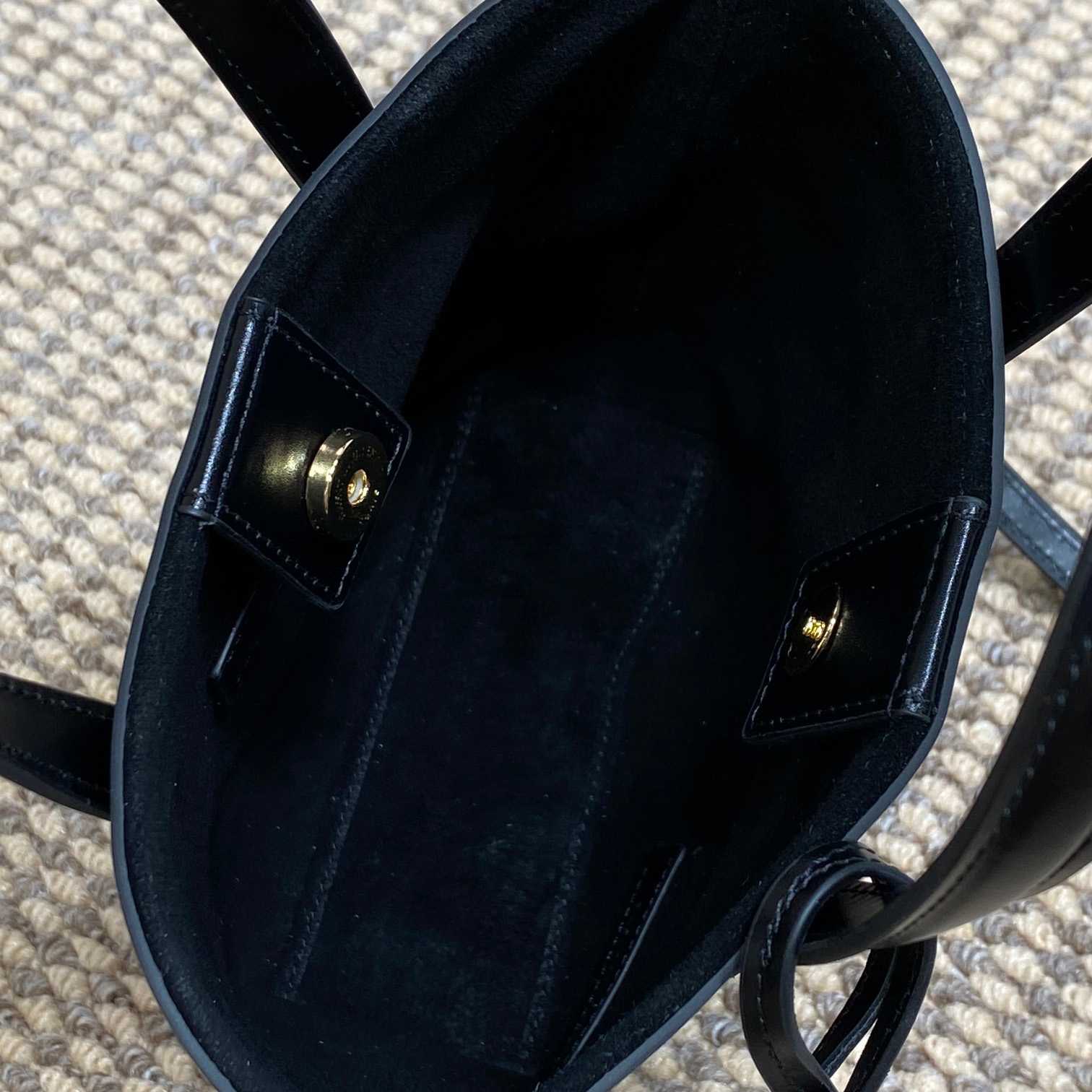 Saint Laurent Mini Toy Shopping Saint Laurent In Box Leather - PerfectKickZ