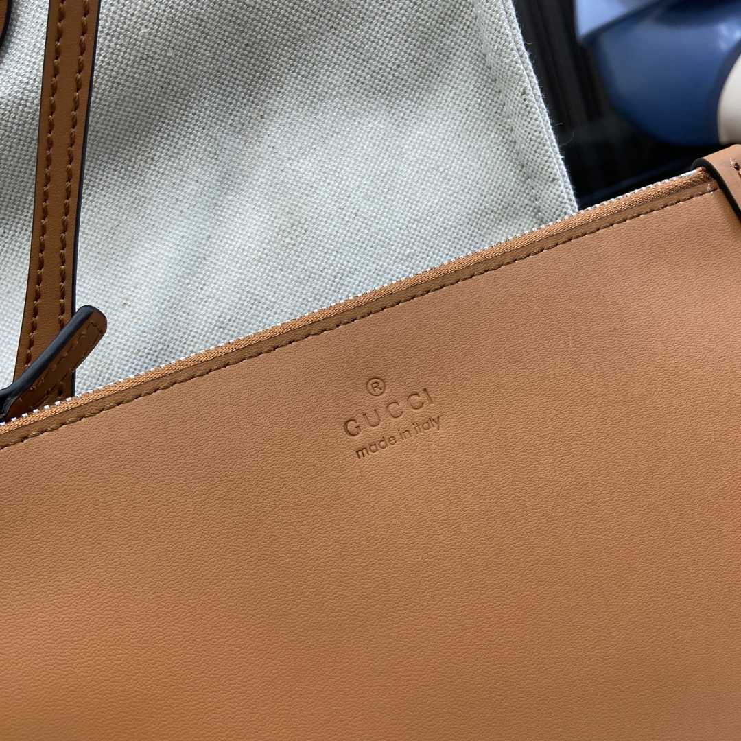 Gucci Medium Tote Bag With Gucci Print - PerfectKickZ