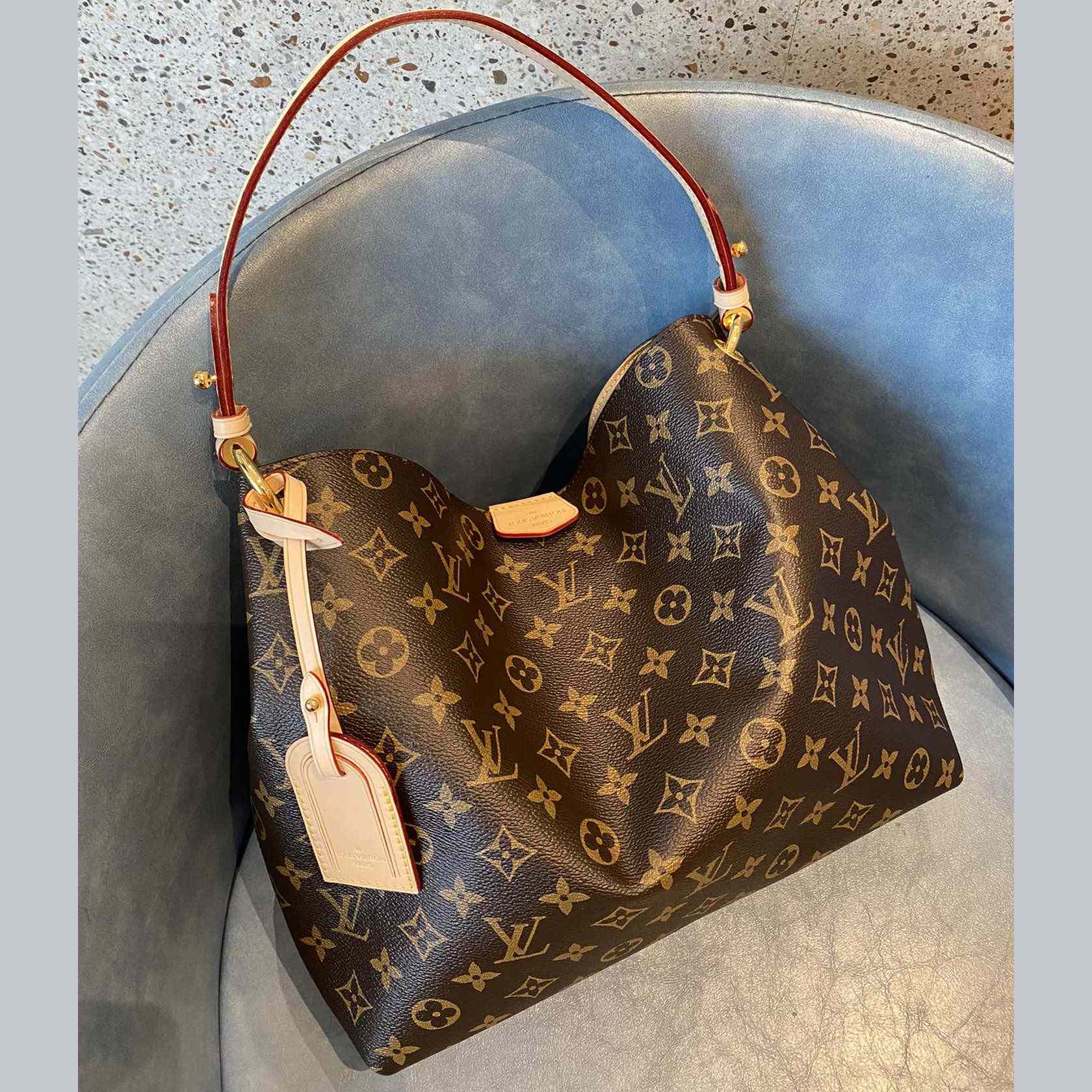 Louis Vuitton Monogram Tote Graceful - PerfectKickZ