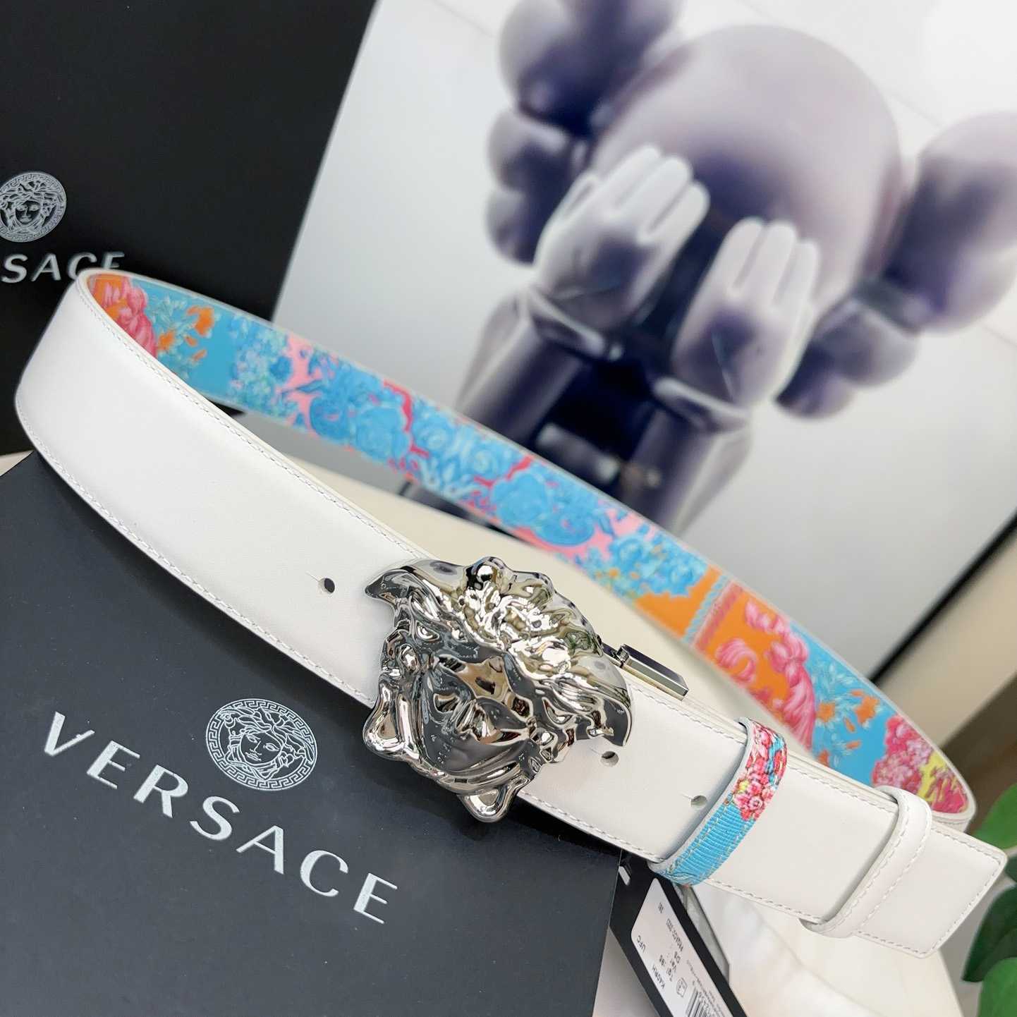 Versace Leather Waist Belt    40mm - PerfectKickZ