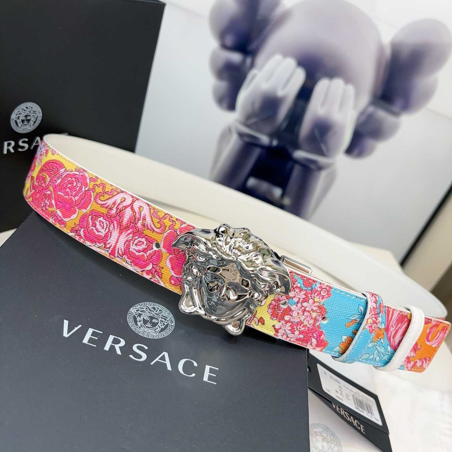Versace Leather Waist Belt    40mm - PerfectKickZ