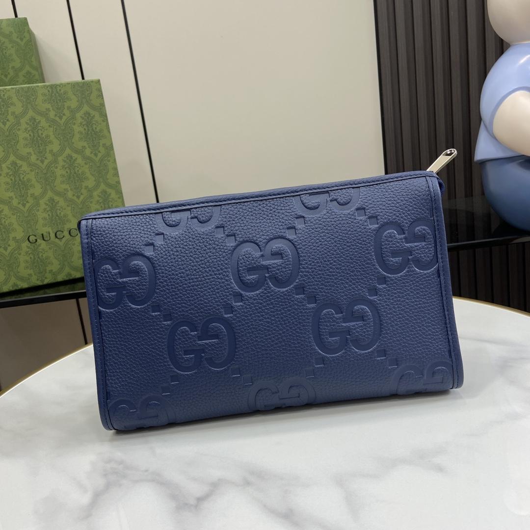 Gucci Jumbo GG Pouch (28.5x 18x 9cm) - PerfectKickZ