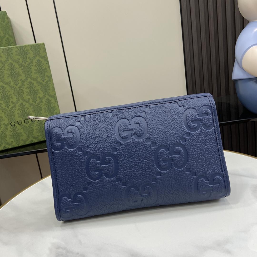 Gucci Jumbo GG Pouch (28.5x 18x 9cm) - PerfectKickZ