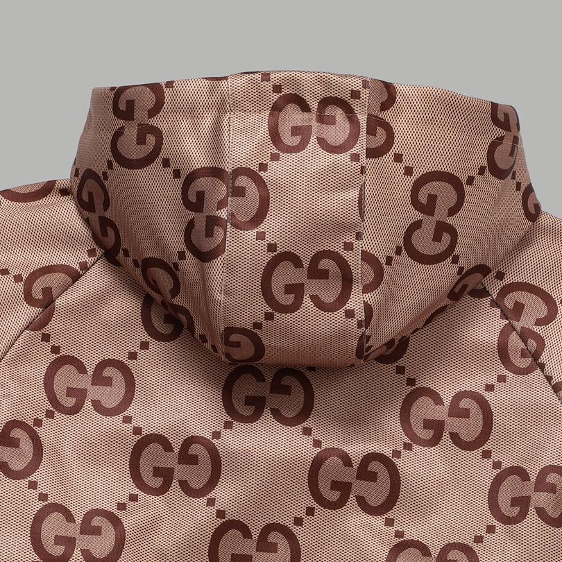 Gucci Gg Supreme Hooded Jacket - PerfectKickZ