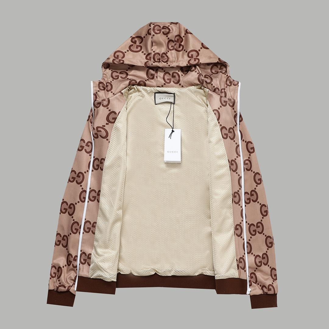 Gucci Gg Supreme Hooded Jacket - PerfectKickZ