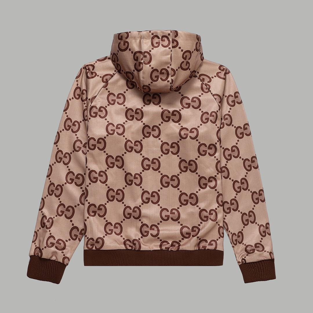 Gucci Gg Supreme Hooded Jacket - PerfectKickZ