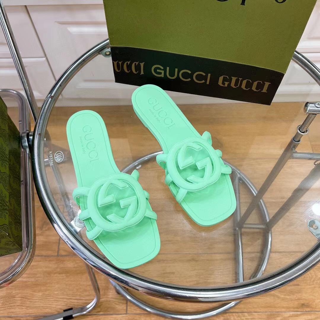 Gucci Women's Interlocking G Slide Sandal - PerfectKickZ