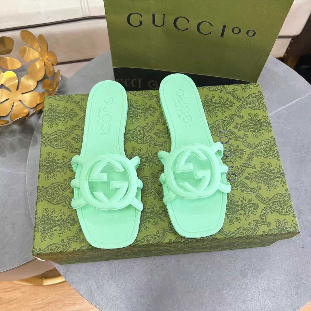 Gucci Women's Interlocking G Slide Sandal - PerfectKickZ