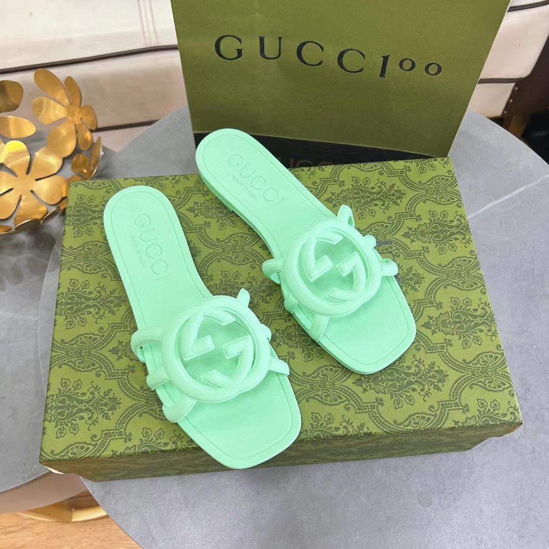 Gucci Women's Interlocking G Slide Sandal - PerfectKickZ