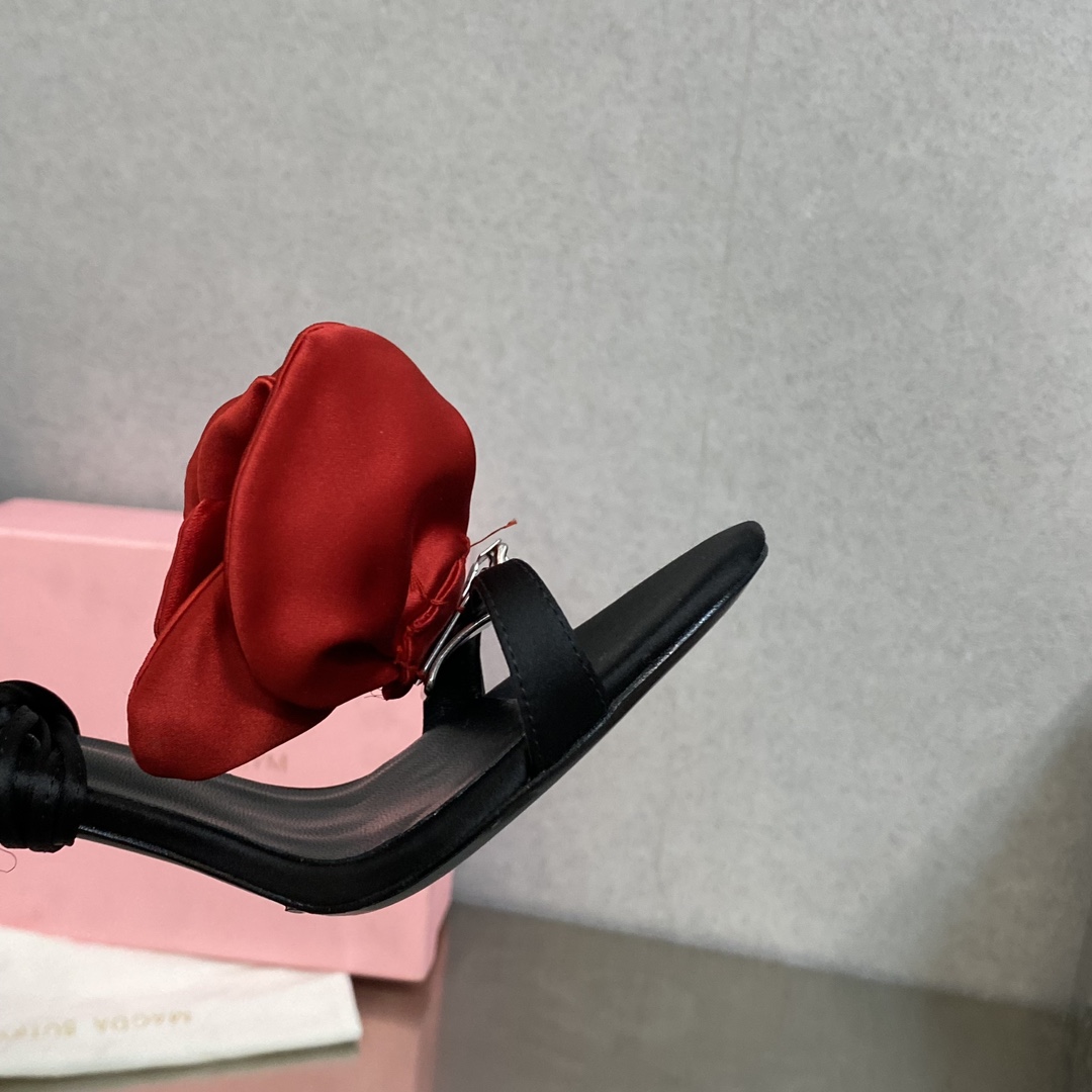 Magda Butrym Flower Heel Sandals - PerfectKickZ