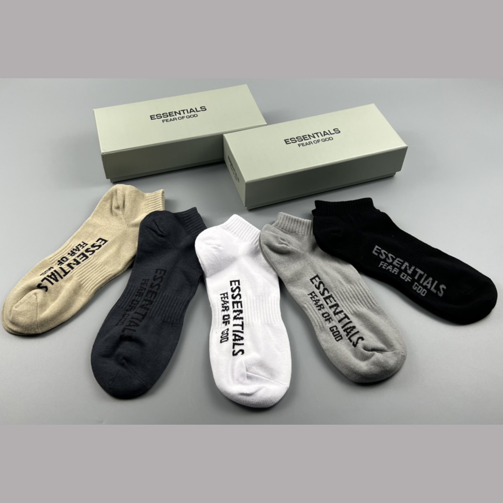 Fear Of God Essential FG Socks /Box - PerfectKickZ