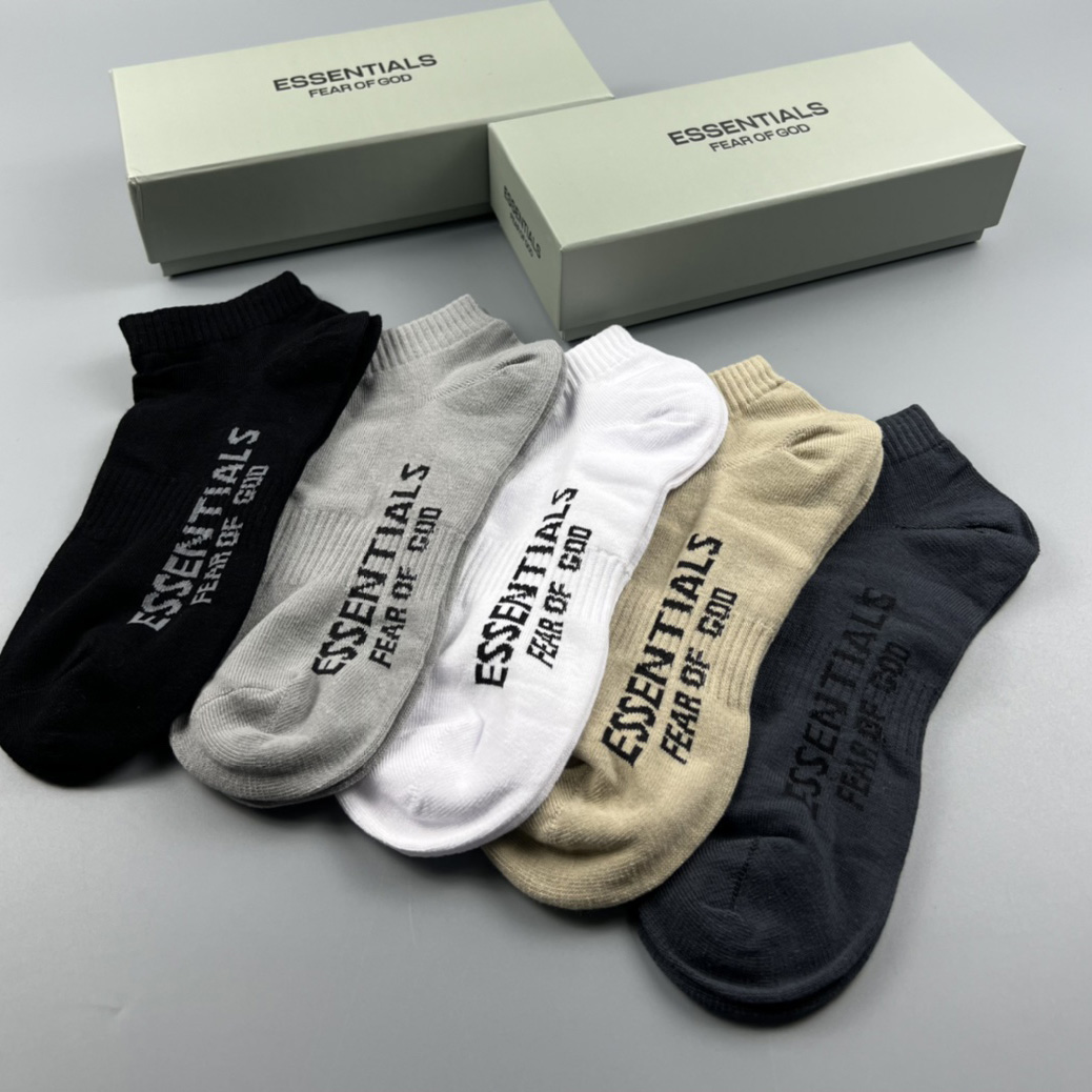 Fear Of God Essential FG Socks /Box - PerfectKickZ