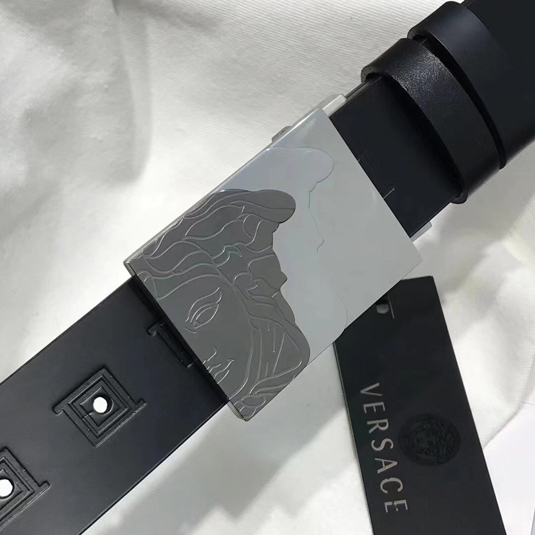 Versace Leather Belt   35mm - PerfectKickZ