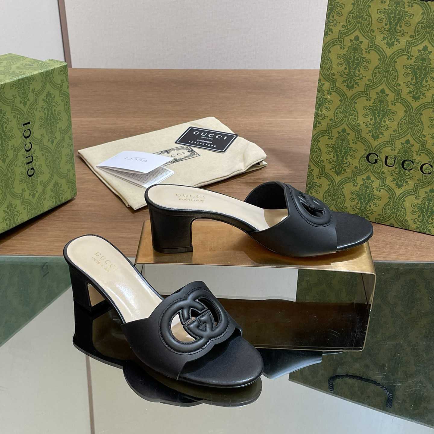 Gucci Women's Interlocking G Slide Sandal  - PerfectKickZ