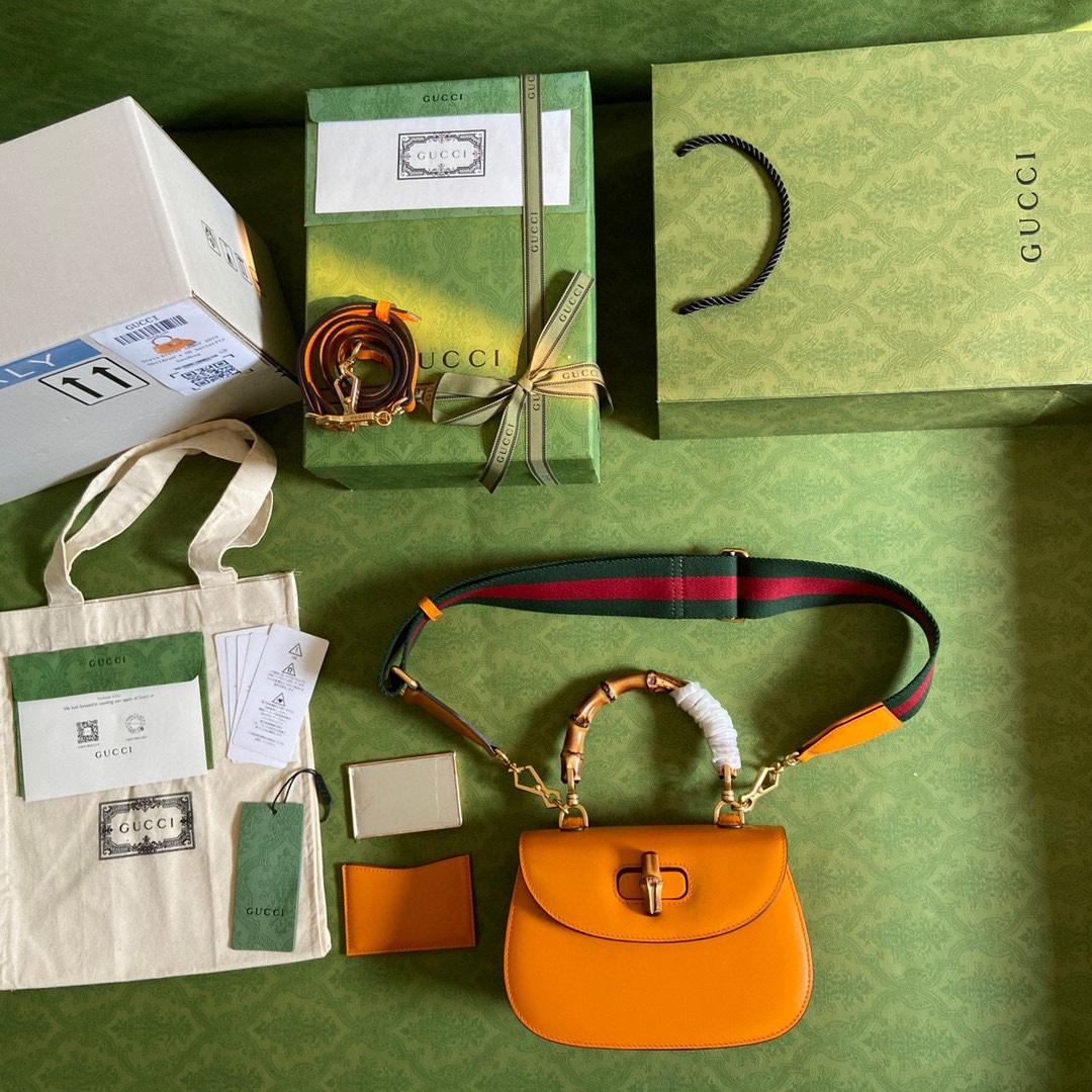 Gucci Bamboo 1947 Small Top Handle Bag   - PerfectKickZ