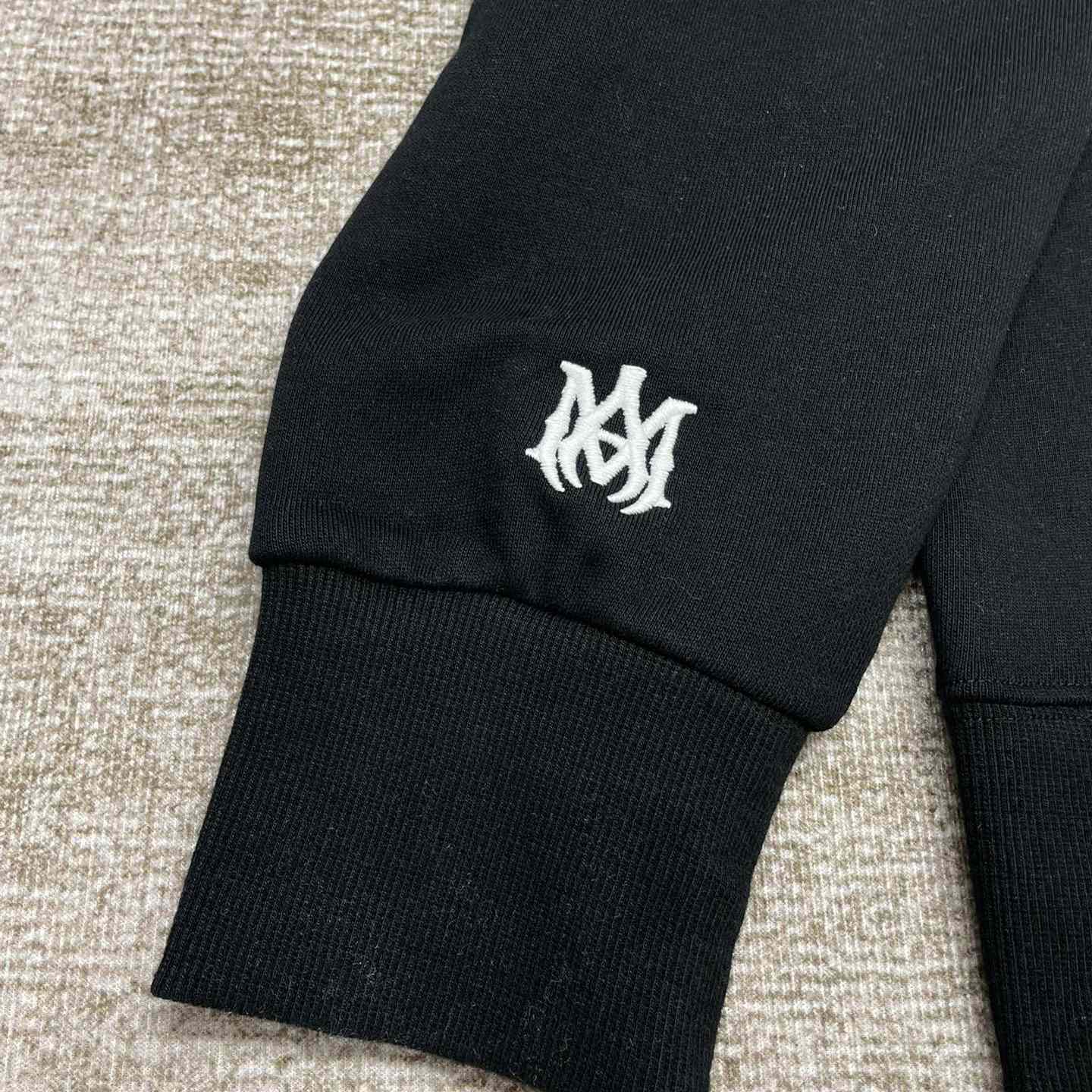 Amiri Logo Patch Drawstring Hoodie - PerfectKickZ