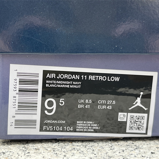 Jordan Air Jordan 11 Low“Diffused Blue” Sneaker    FV5104-104  - PerfectKickZ