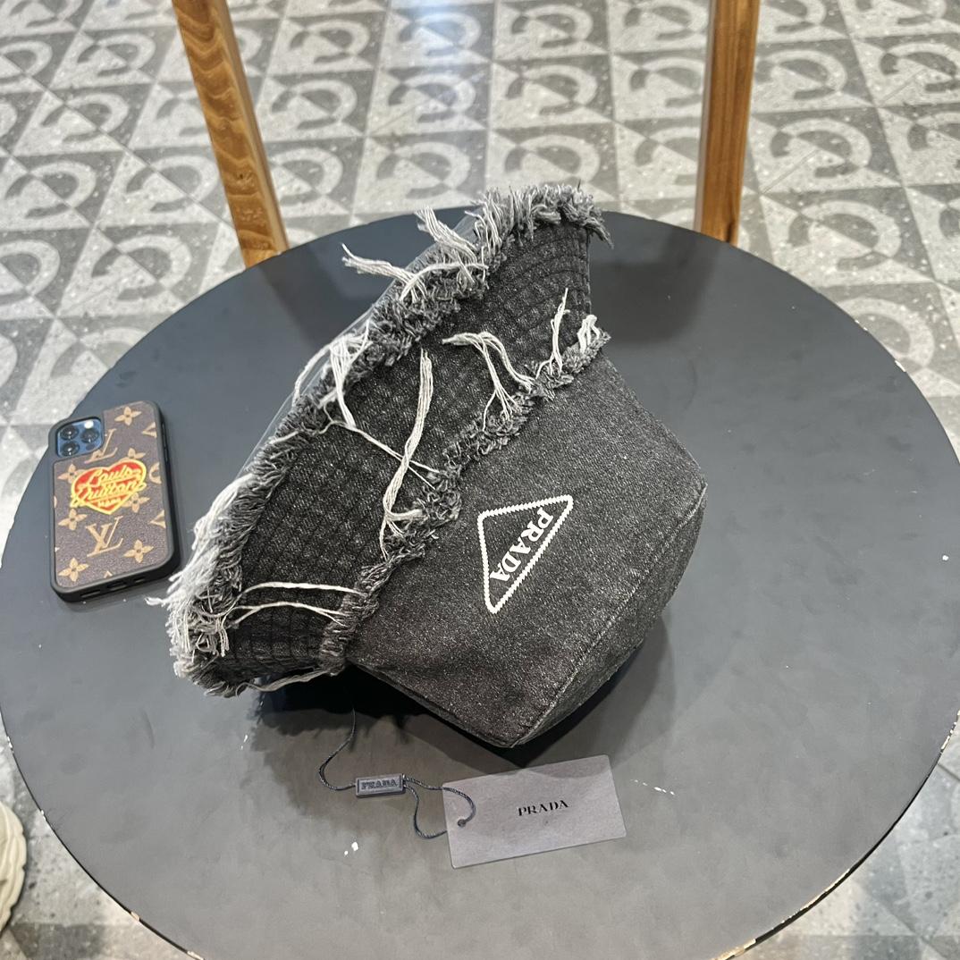 Prada Denim Bucket Hat - PerfectKickZ