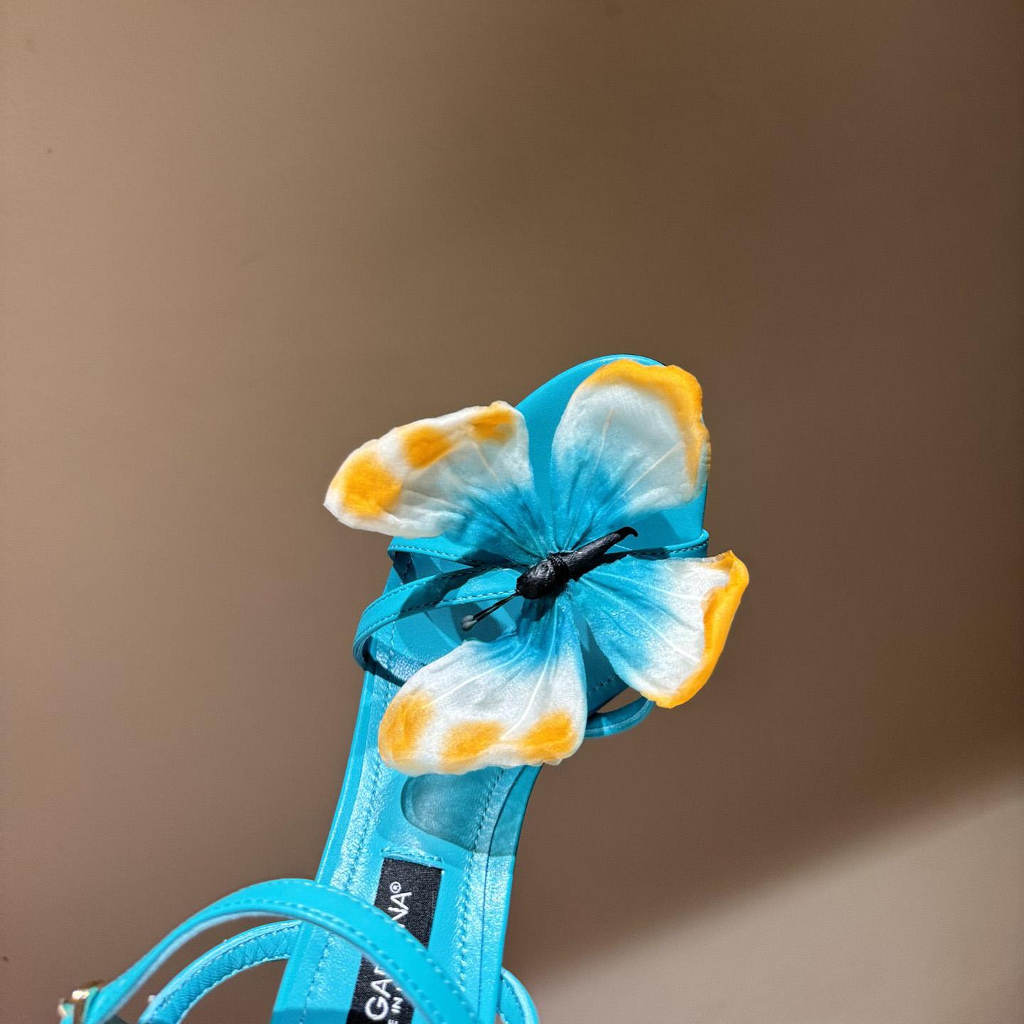 Dolce & Gabbana Butterfly Appliqué Sandals - 