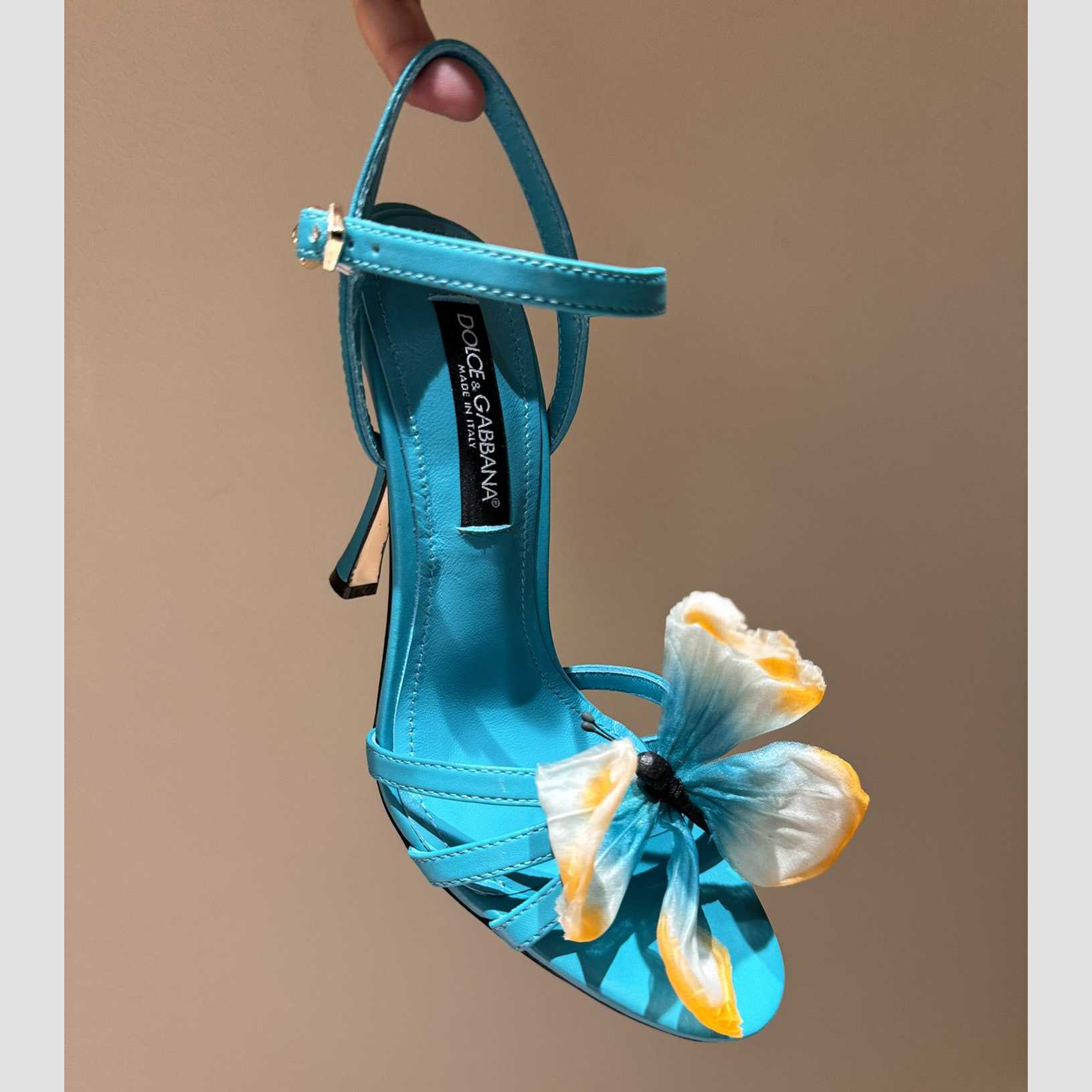 Dolce & Gabbana Butterfly Appliqué Sandals - PerfectKickZ