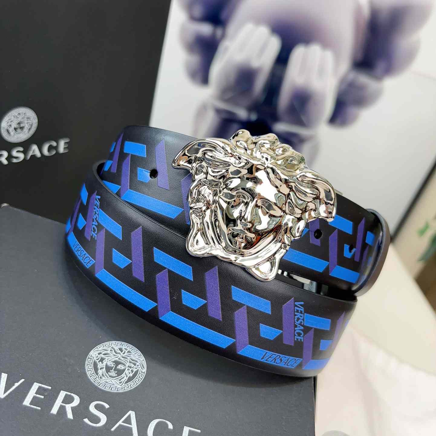 Versace Reversible Leather Belt    40mm - PerfectKickZ