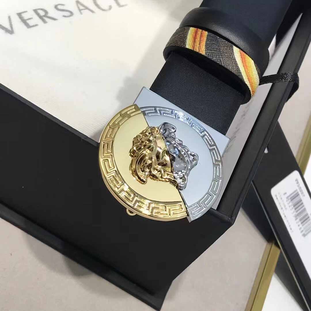 Versace Leather Belt   35mm - PerfectKickZ