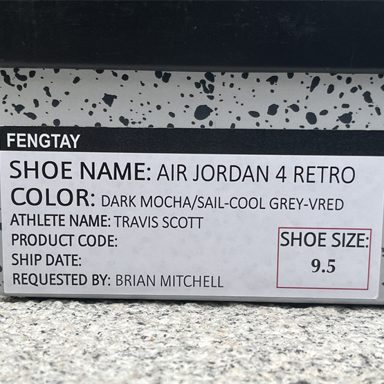 Travis Scott x Air Jordan 4 Retro Brown TS Sneakers    AJ4-766302 - PerfectKickZ
