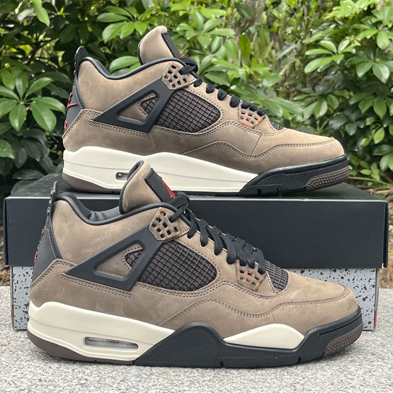 Travis Scott x Air Jordan 4 Retro Brown TS Sneakers    AJ4-766302 - PerfectKickZ