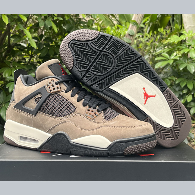Travis Scott x Air Jordan 4 Retro Brown TS Sneakers    AJ4-766302 - PerfectKickZ