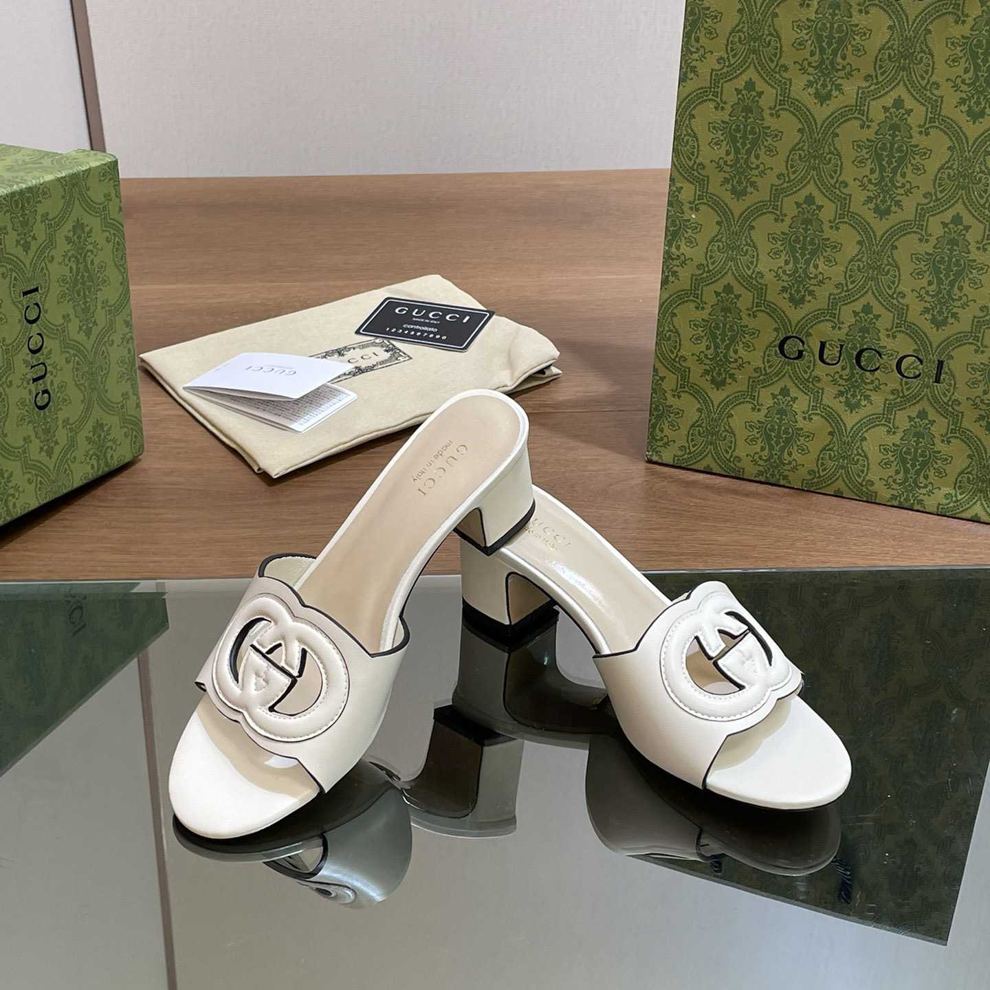 Gucci Women's Interlocking G Slide Sandal  - PerfectKickZ